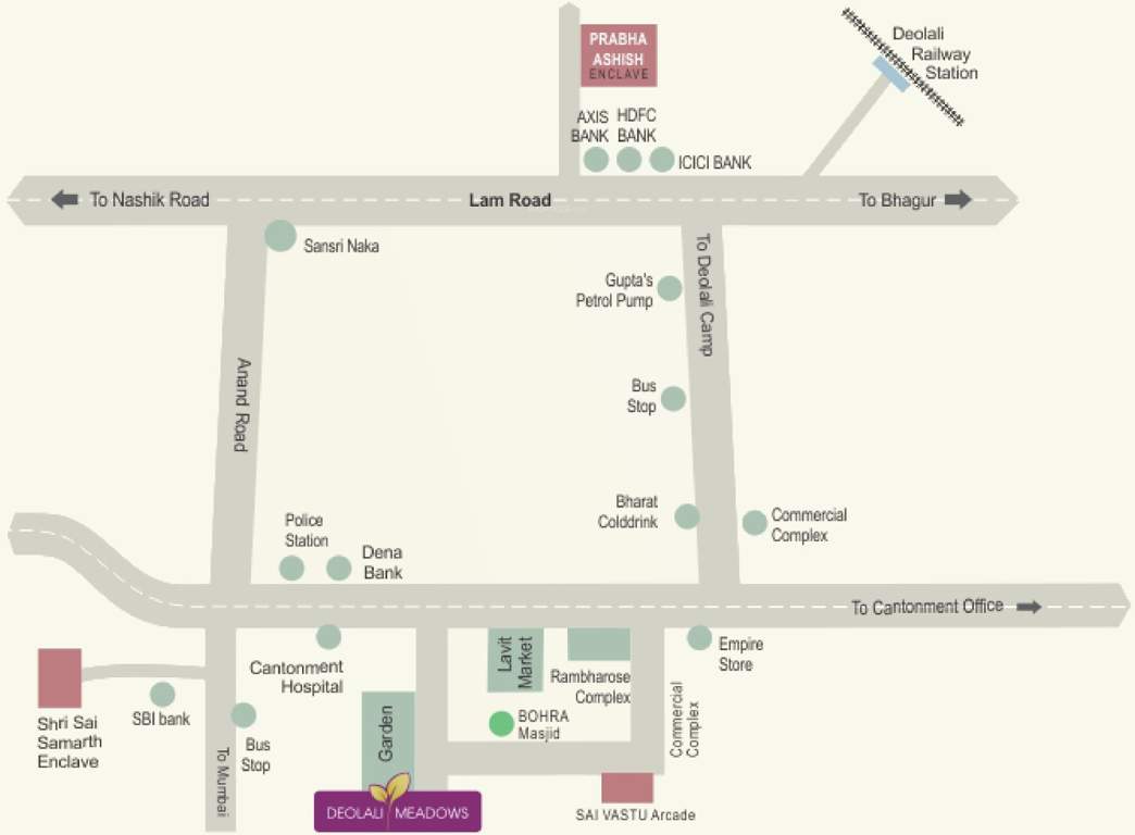 Images for Location Plan of Vaastu Deolali Meadows