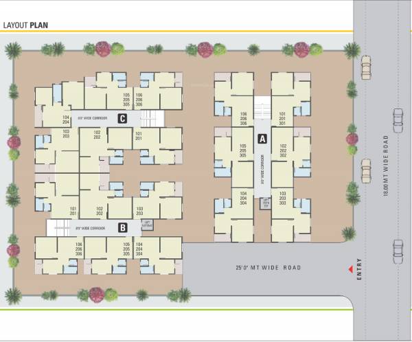 Images for Layout Plan of Shahi Silaj Sahajanand Avenue