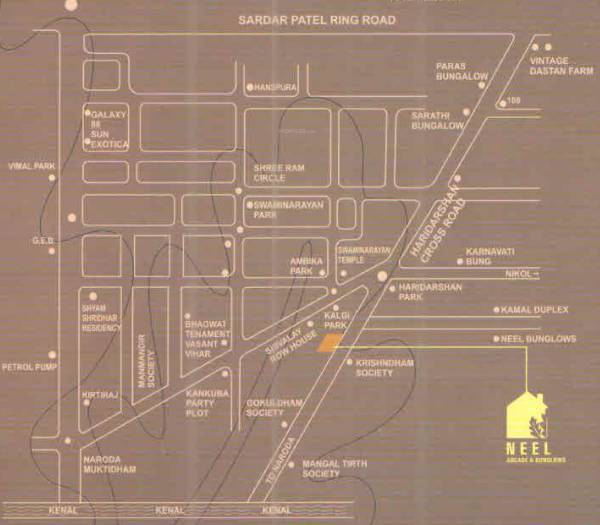 Images for Location Plan of Darshilraj Neel Arcade And Bunglows