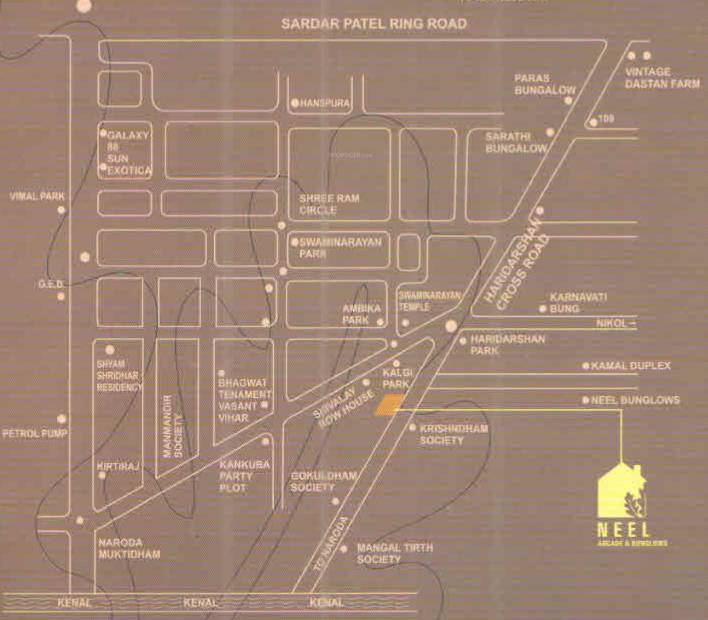 Images for Location Plan of Darshilraj Neel Arcade And Bunglows