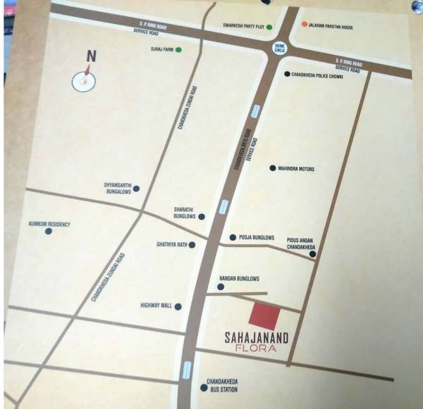 Images for Location Plan of Sunshine Sahjanand Flora