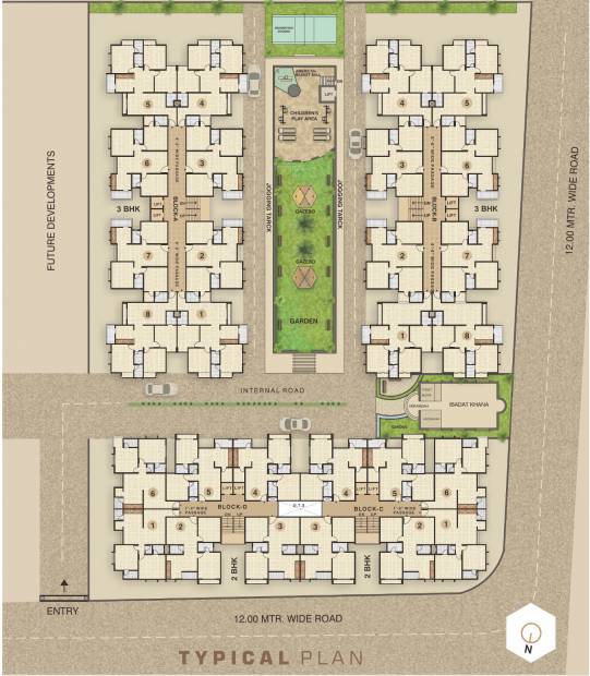 Images for Cluster Plan of Altair Baagban Residency