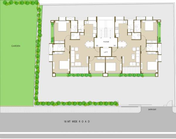 Images for Layout Plan of Anon Anupam Apartment