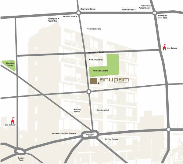 Images for Location Plan of Anon Anupam Apartment
