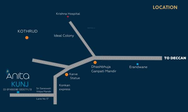  anita-kunj-apartment Location Plan
