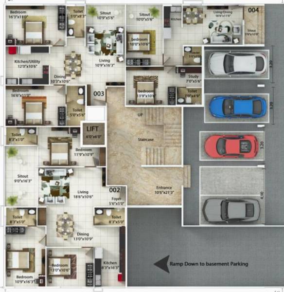 Images for Cluster Plan of Mahabaleshwara Classique Temple Tree