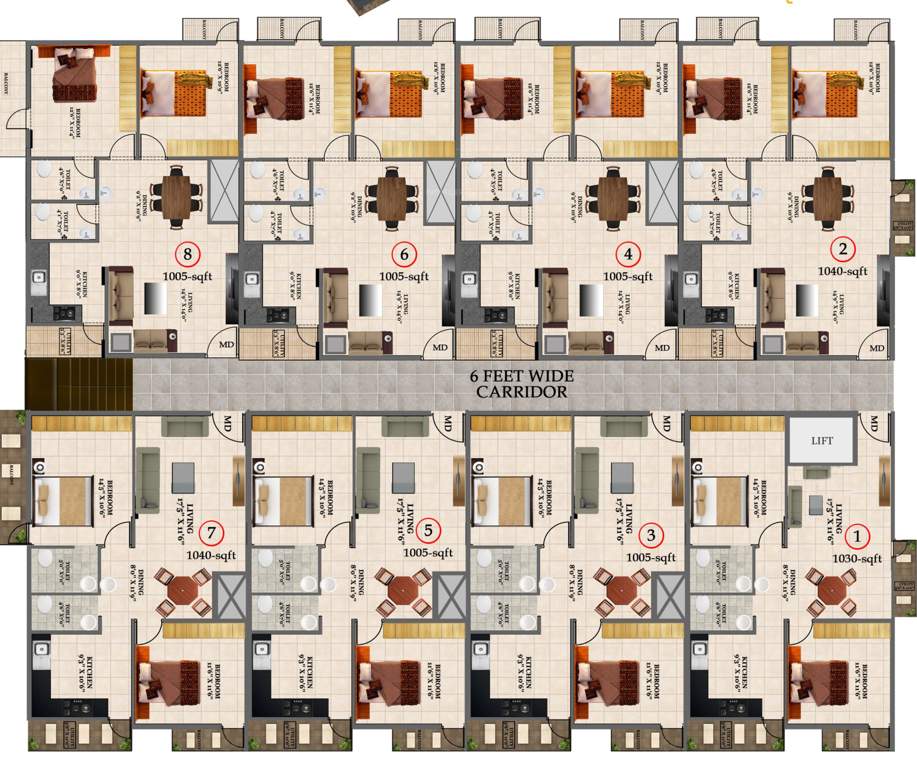  sangam galaxy Cluster Plan