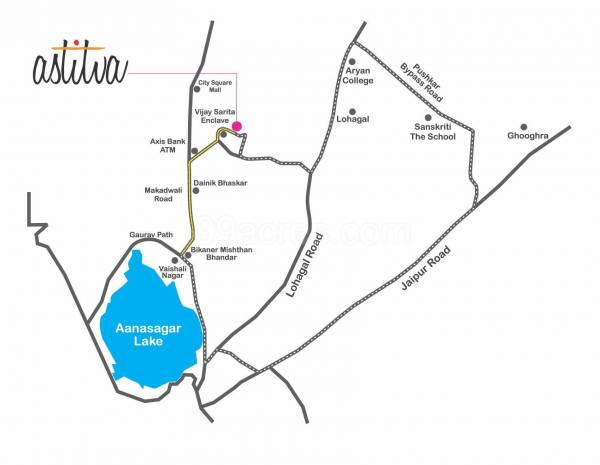  astitva Location Plan