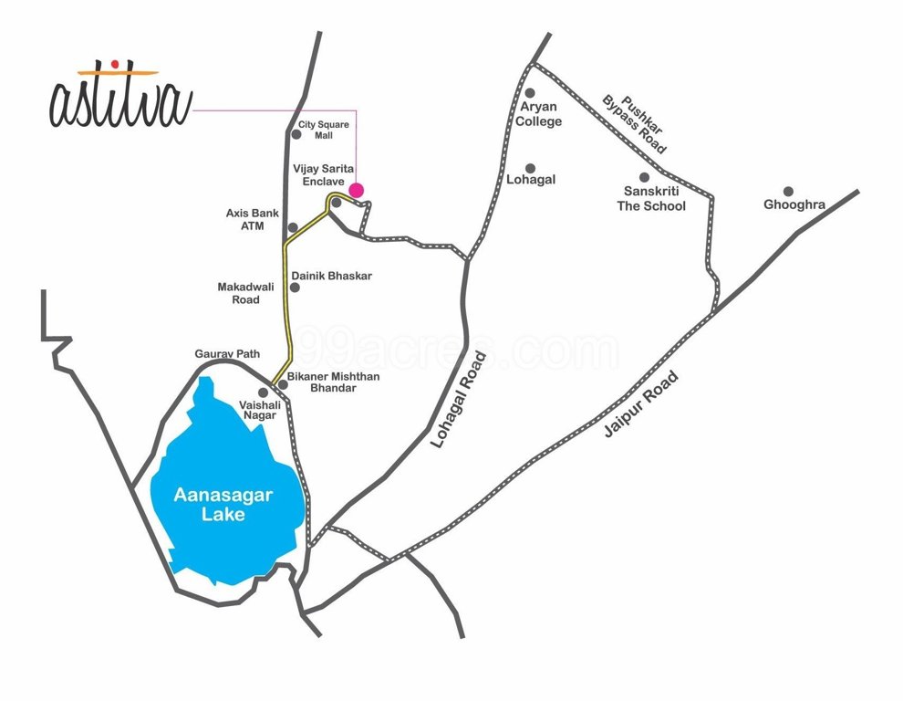  astitva Location Plan