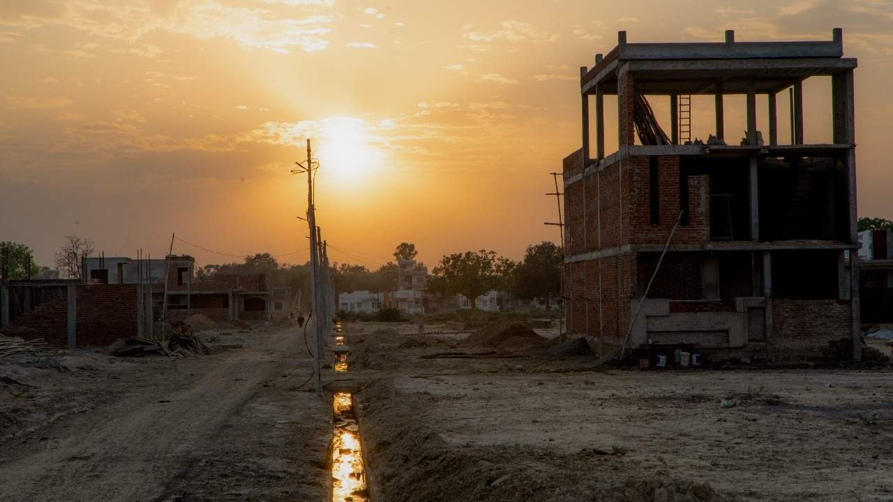 woodland paradise rudraksh kalptaru Construction Status July 22