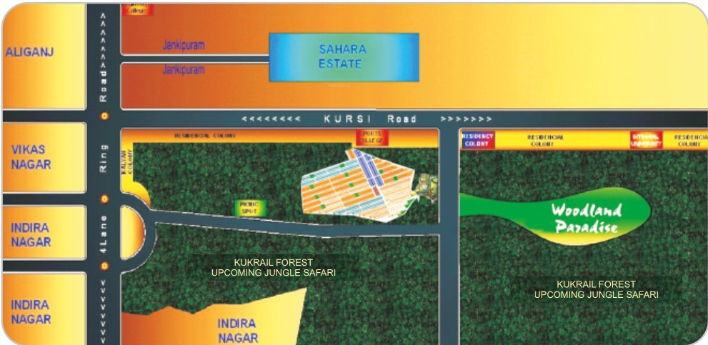 woodland paradise Location Plan