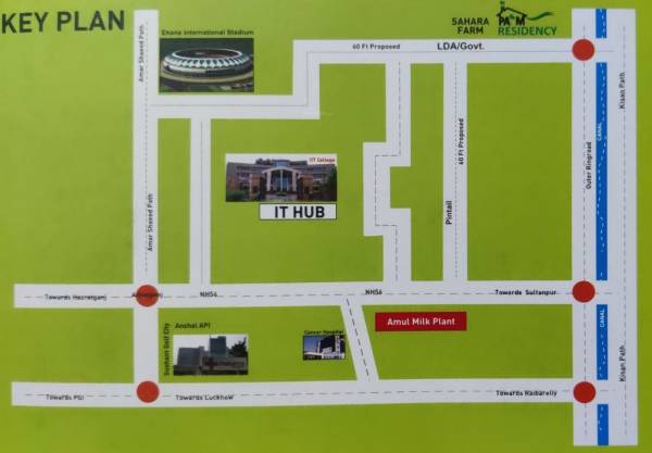  palm-residency Location Plan