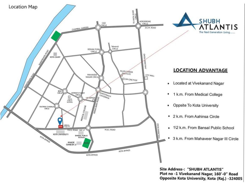 Images for Location Plan of Sumangalam Shubh Atlantis