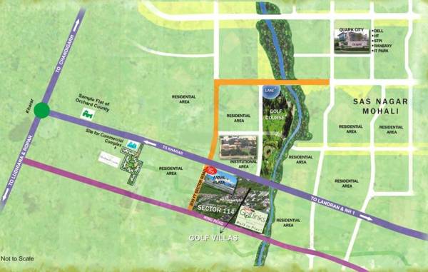  golf-villas Location Plan