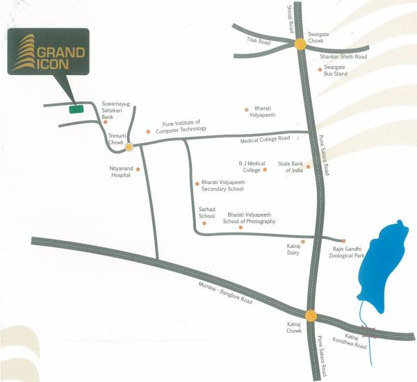 Images for Location Plan of Trimurti Grand Icon