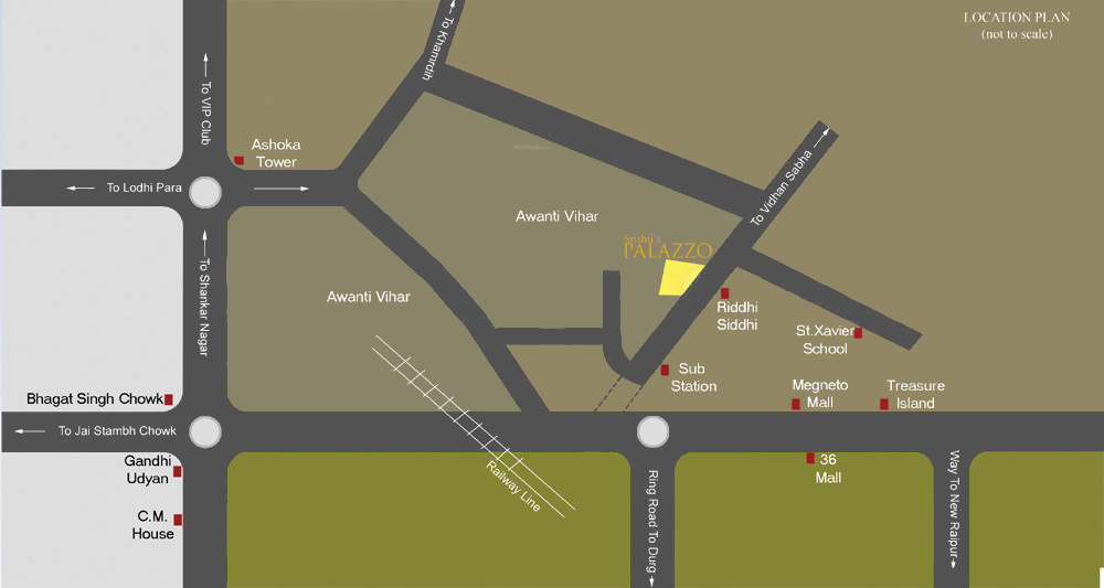  srishtis palazzo Location Plan