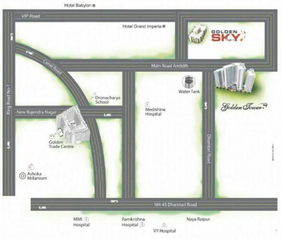  golden sky Location Plan