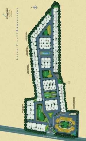  romanesque villas Master Plan