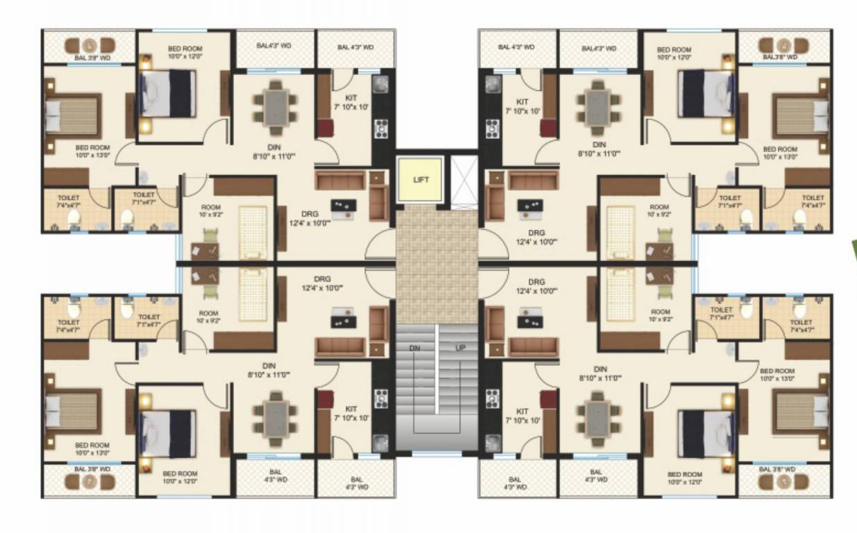  anugrah residency Cluster Plan