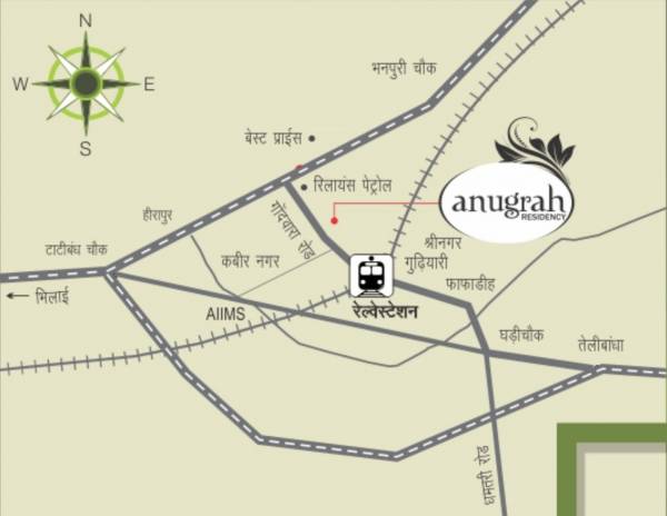 Location Plan anugrah-residency Location Plan