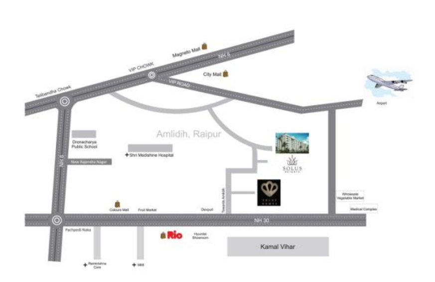  solus heights Location Plan