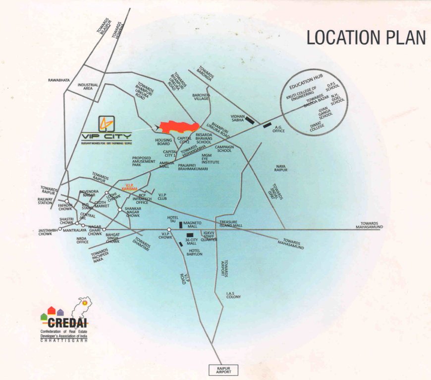  vip city Location Plan