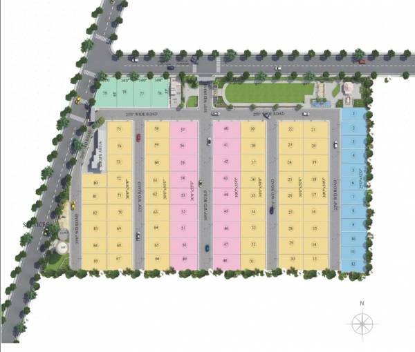  avani-greens Layout Plan