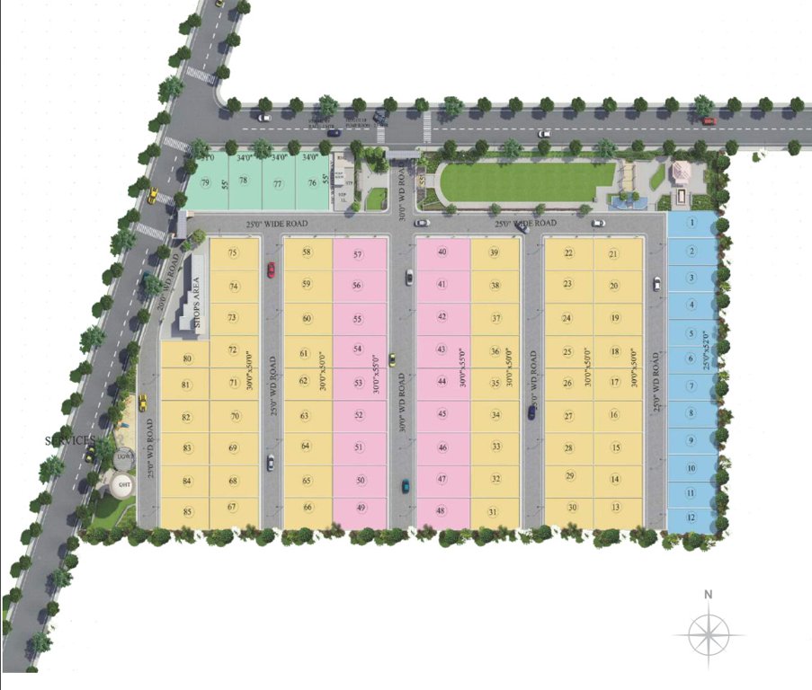  avani greens Layout Plan