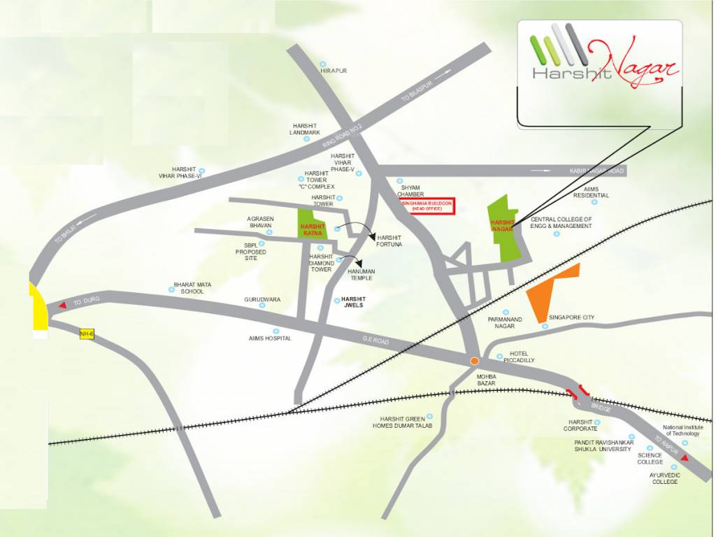 harshit nagar Location Plan