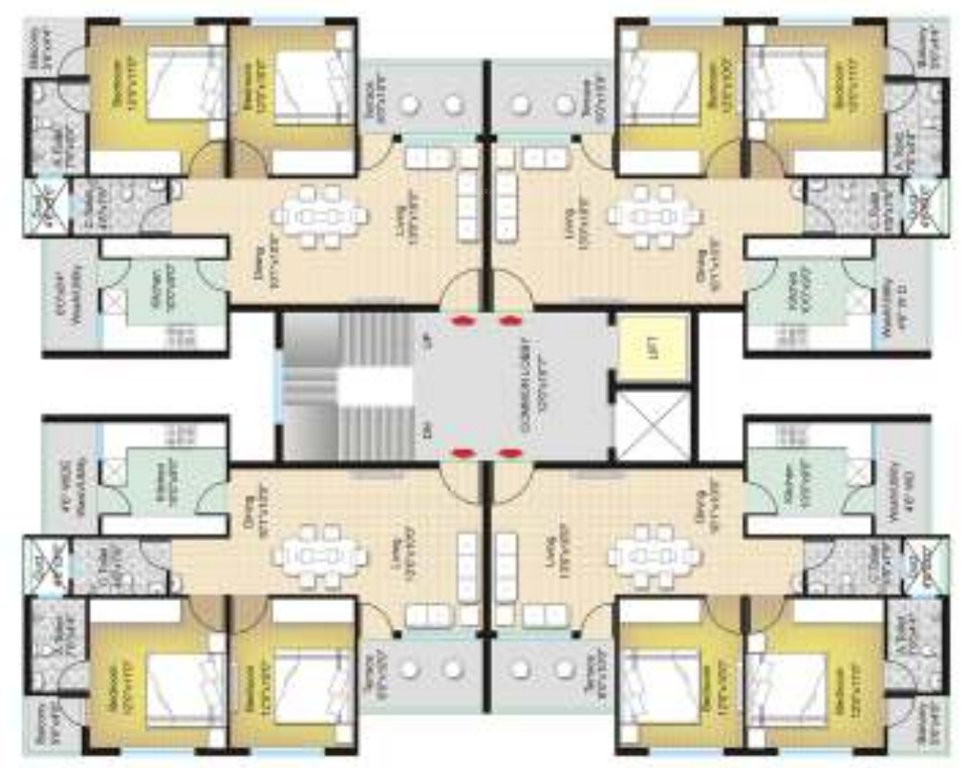  celino paradise Cluster Plan