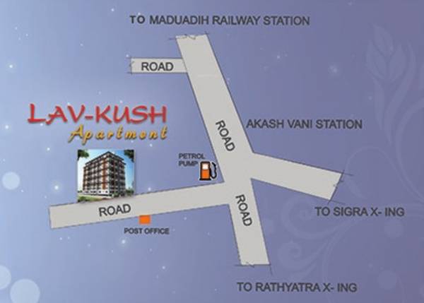 Location Plan luv-kush-apartment Location Plan