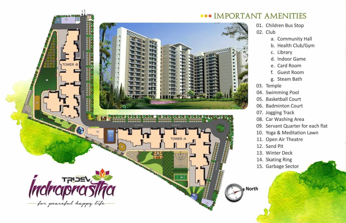 tridev indraprastha Layout Plan
