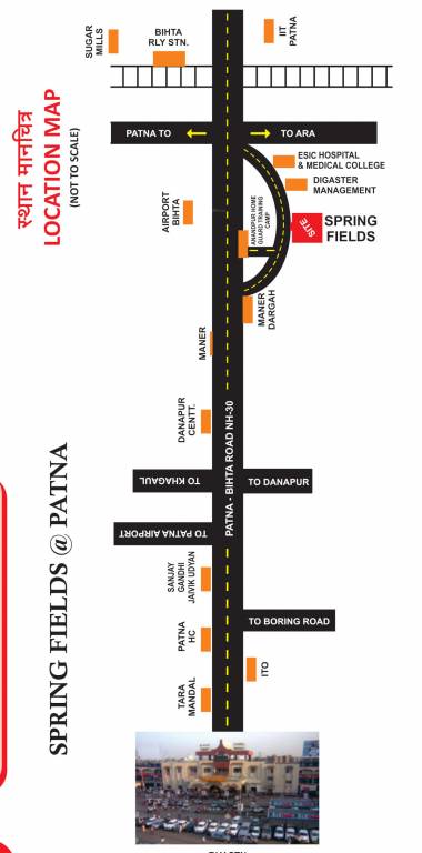 spring fields Location Plan