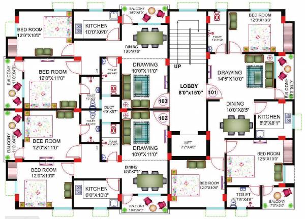  gorakh-villa Cluster Plan