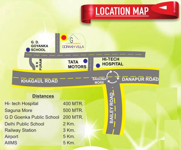  gorakh-villa Location Plan