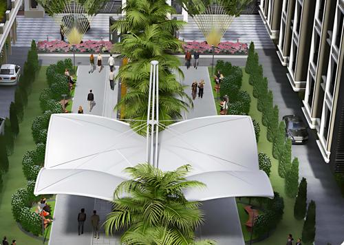  city Landscape Garden and Tree Planting