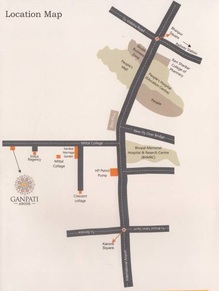 Location Plan ganpati-abode Location Plan