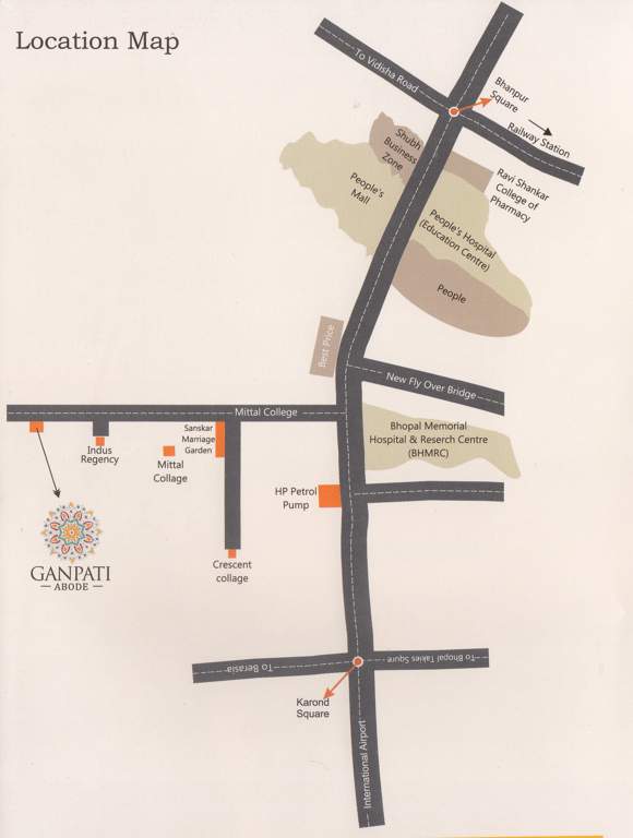  ganpati abode Location Plan