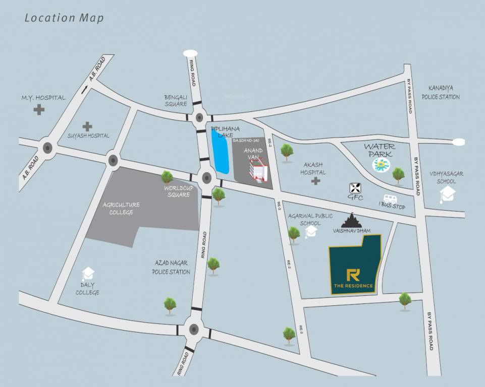 the residence Location Plan