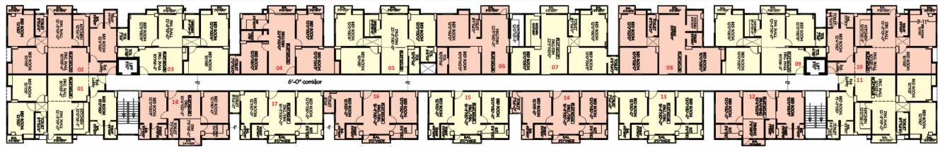 sai vrindavan garden Typical Cluster Plan