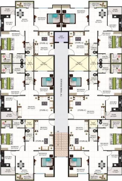  kasturi-heights Cluster Plan
