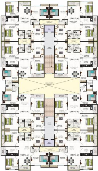  kasturi-heights Cluster Plan