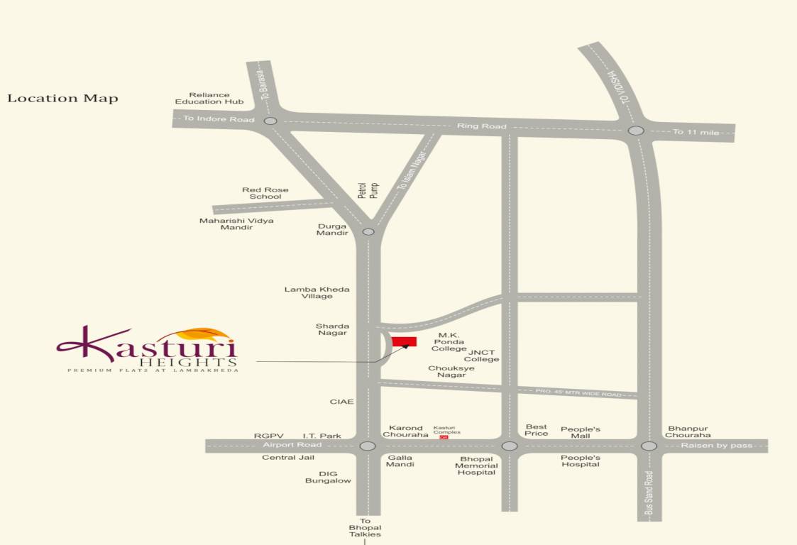  kasturi heights Location Plan
