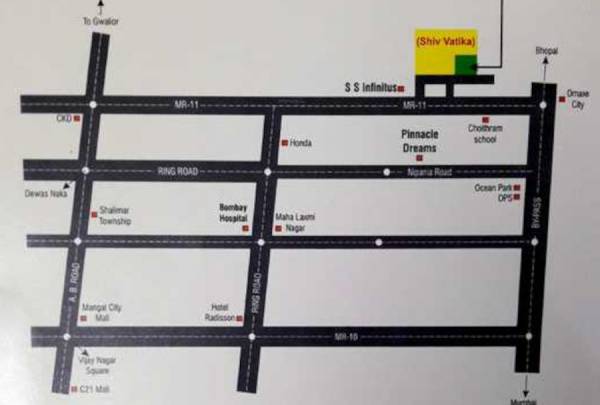  brij-residency Location Plan