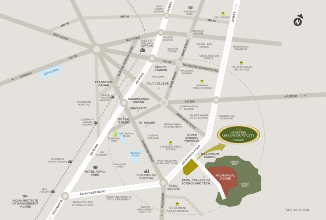 green mount city Location Plan