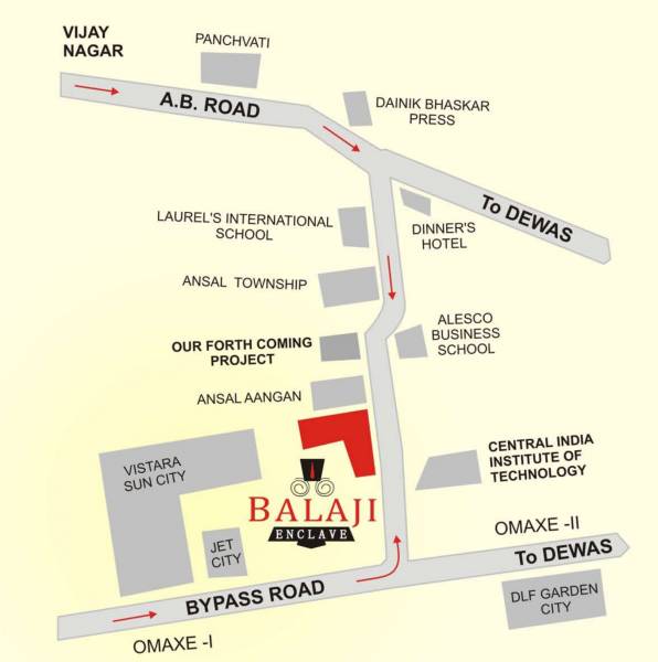  balaji-enclave Location Plan