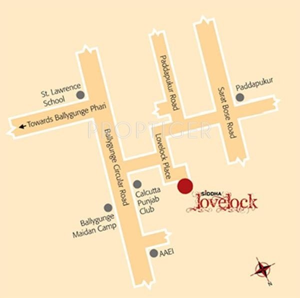 Images for Location Plan of Siddha Group Lovelock