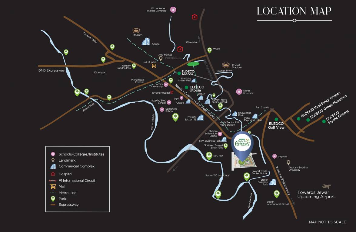  live by the greens phase 1 Location Plan