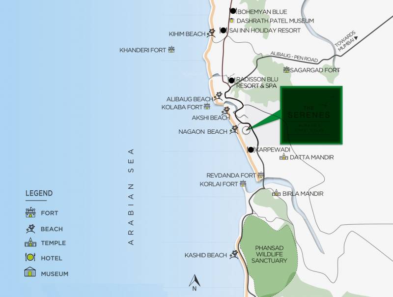 Images for Location Plan of Mahindra The Serenes Villa No 19