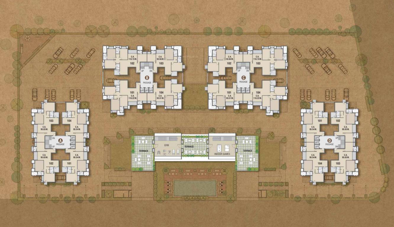 Images for Layout Plan of Meet Kasturi Casa